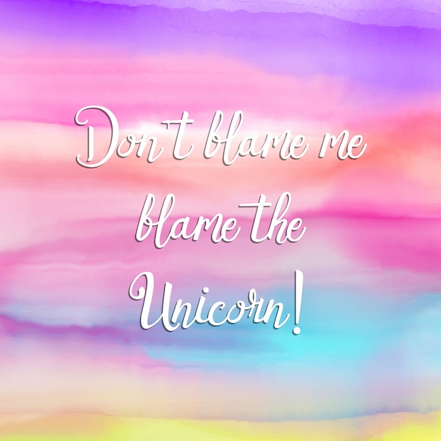 Quote on a watercolor background Vector | Free Download