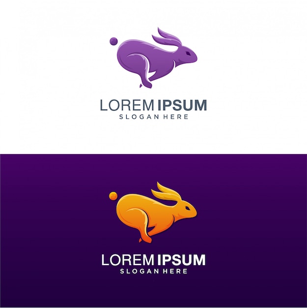 Download Free Rabbit Logo Colorful Rabbit Logo Premium Vector Use our free logo maker to create a logo and build your brand. Put your logo on business cards, promotional products, or your website for brand visibility.