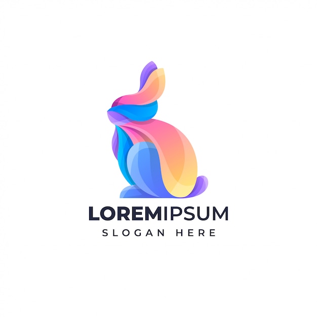 Download Free Rabbit Logo Design Premium Vector Use our free logo maker to create a logo and build your brand. Put your logo on business cards, promotional products, or your website for brand visibility.