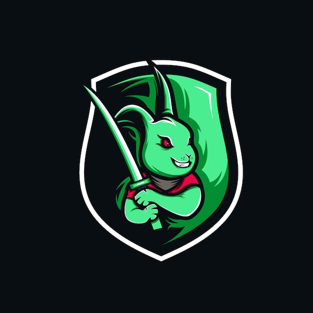 Download Free Rabbit Logo Gaming Premium Vector Use our free logo maker to create a logo and build your brand. Put your logo on business cards, promotional products, or your website for brand visibility.