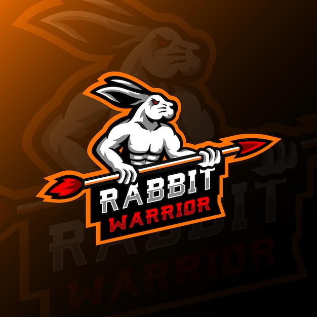 Download Free Rabbit Mascot Logo Esport Illustration Gaming Premium Vector Use our free logo maker to create a logo and build your brand. Put your logo on business cards, promotional products, or your website for brand visibility.