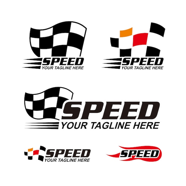 Download Free Race Flag Logo Collection Premium Vector Use our free logo maker to create a logo and build your brand. Put your logo on business cards, promotional products, or your website for brand visibility.