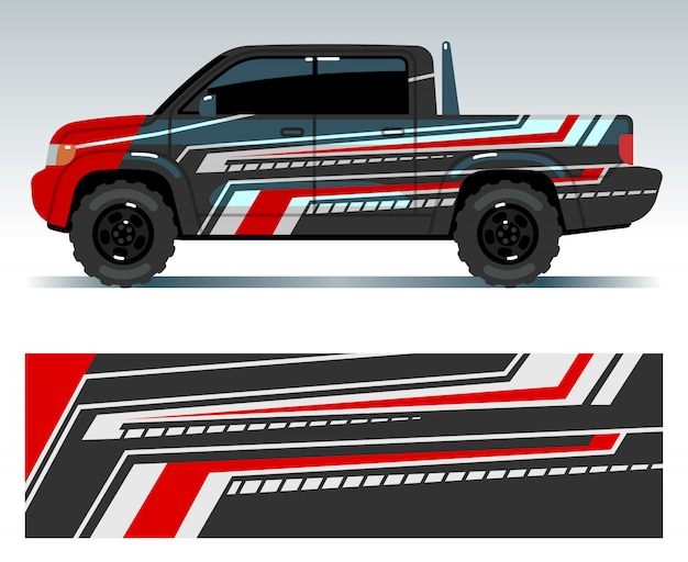 Download Racing car design. vehicle wrap vinyl graphics with ...