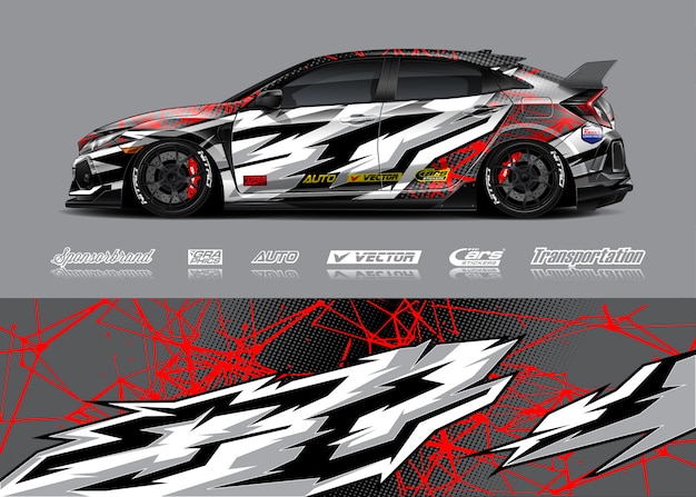Download Free Racing Car Wrap Decal Designs Premium Vector Use our free logo maker to create a logo and build your brand. Put your logo on business cards, promotional products, or your website for brand visibility.