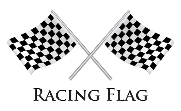 Download A racing flag vector | Premium Vector