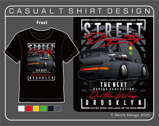 t shirt car design