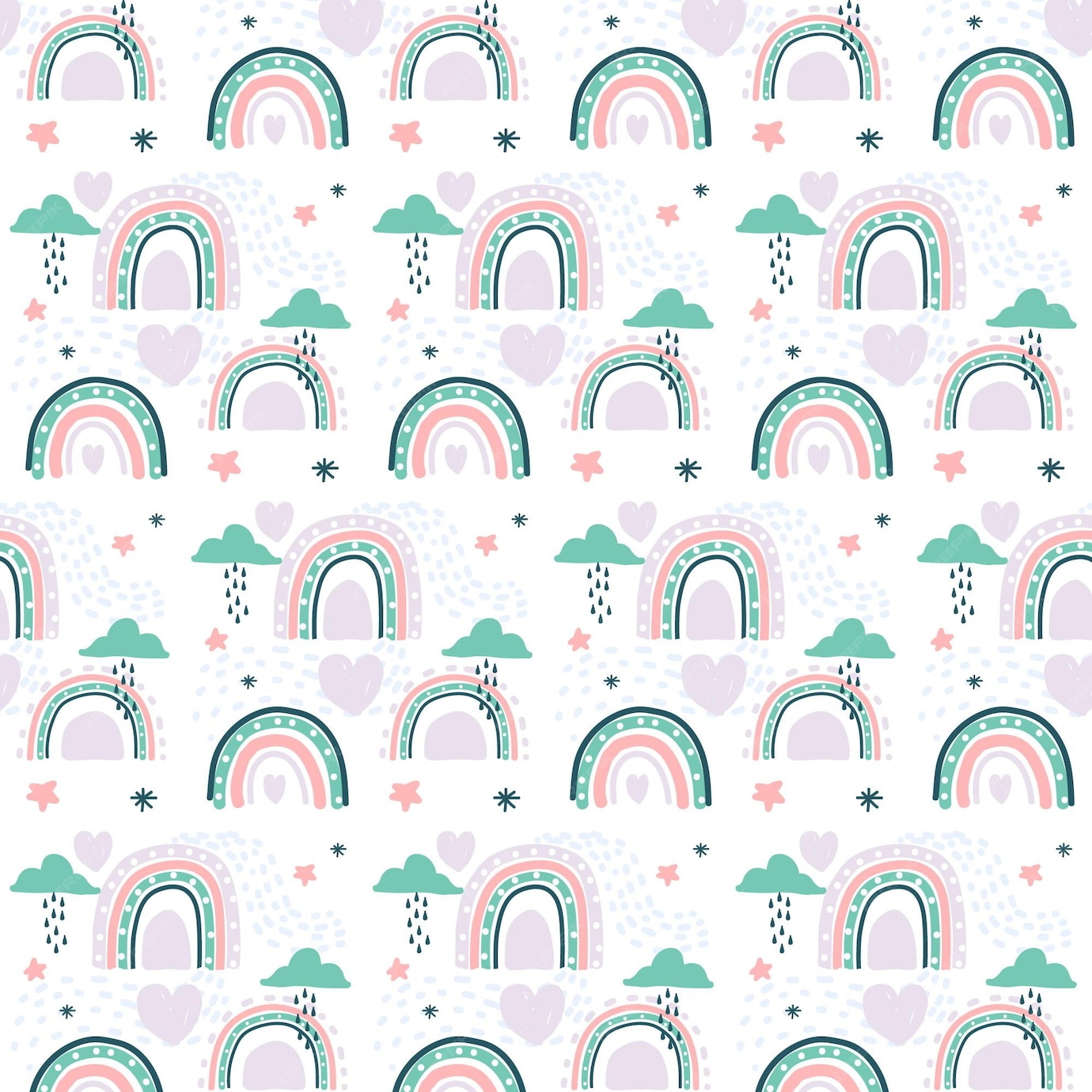 Free Vector | Rainbow pattern design