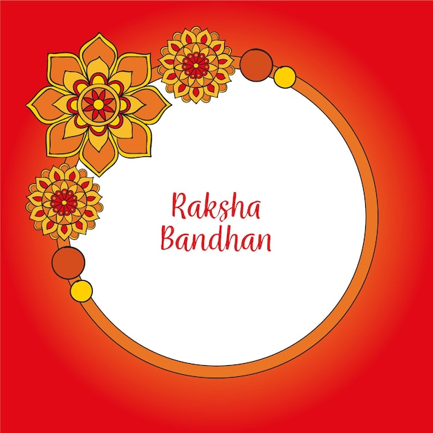 Free Vector Raksha Bandhan Drawing