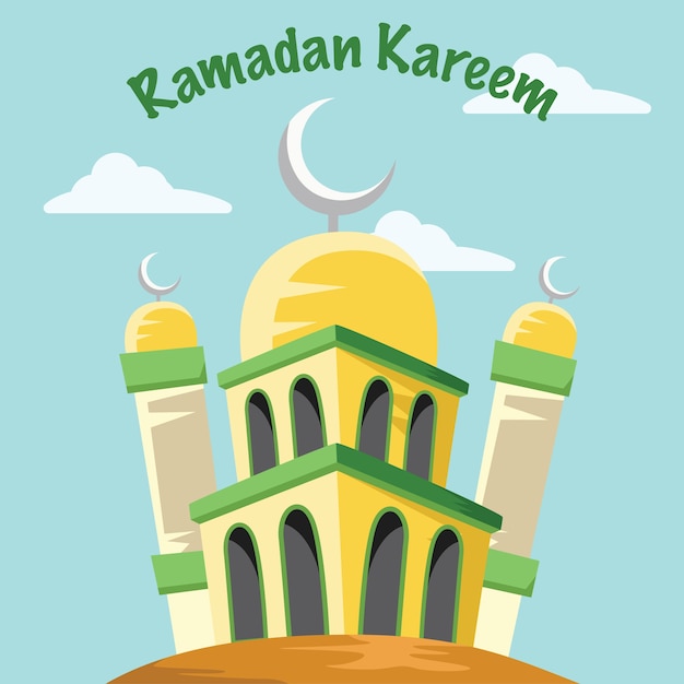 Ramadan background design Vector | Free Download