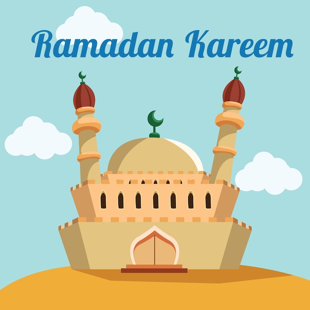 Ramadan background design | Free Vector