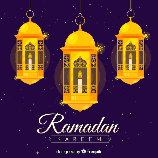 Free Vector | Ramadan background