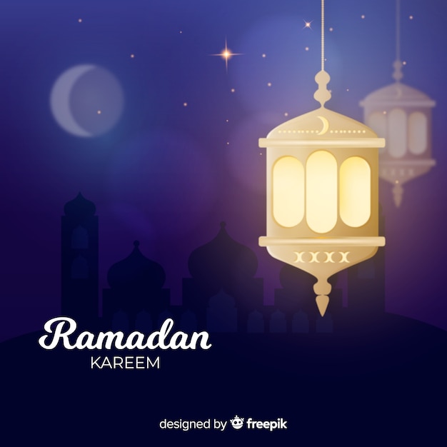 Free Vector | Ramadan background