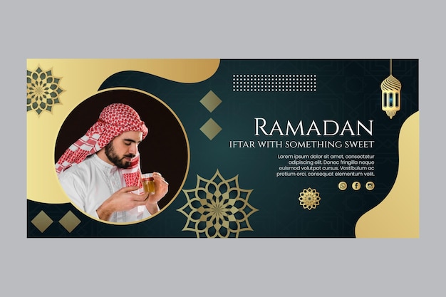 Free Vector Ramadan Banner Template