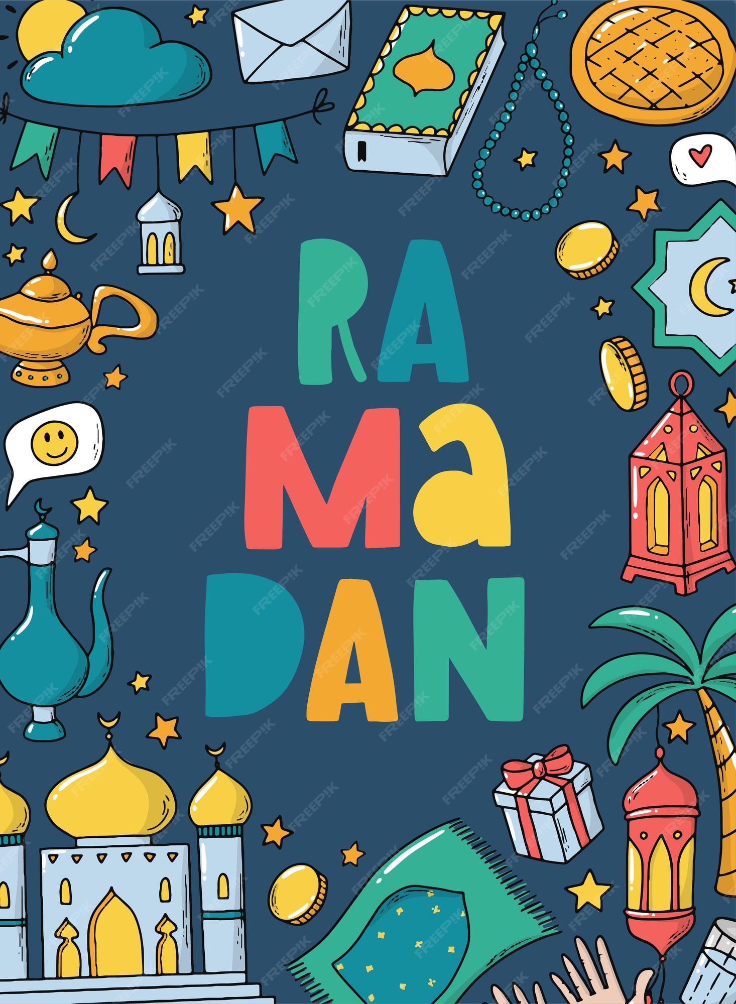 ramadan greeting poster