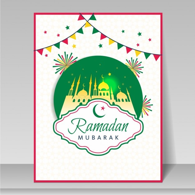 greeting card for ramadan