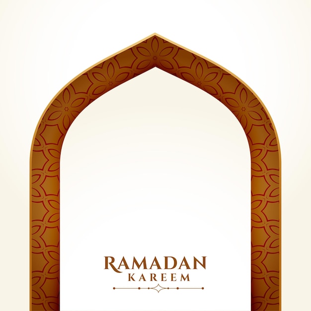 Free Vector Ramadan Kareem Arabic Style Background