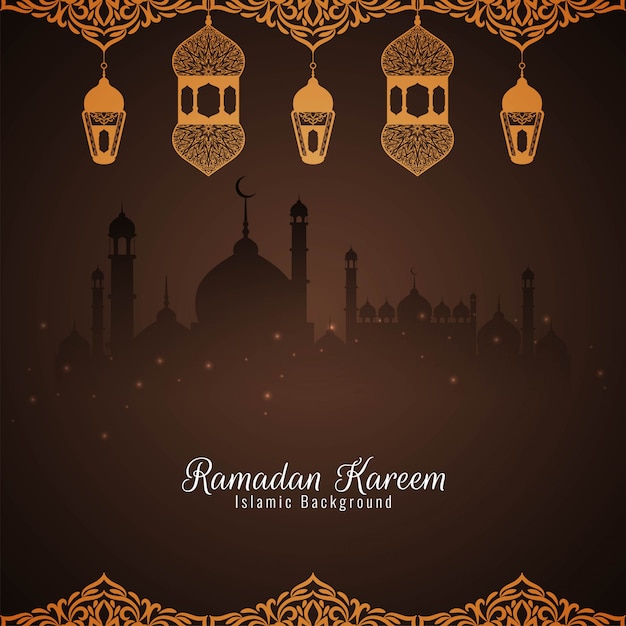 Free Vector | Ramadan kareem beautiful islamic background