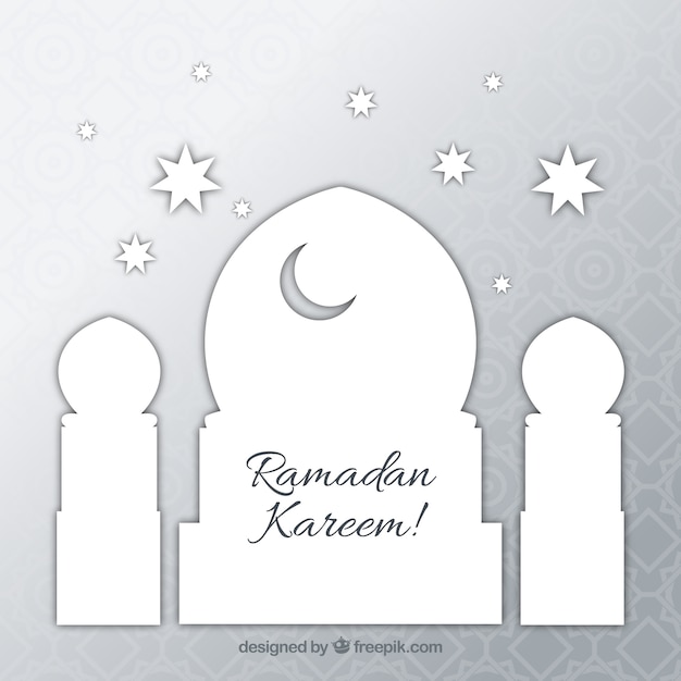 Free Vector | Ramadan kareem mosque