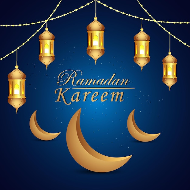 Premium Vector | Ramadan karem vector illustration with arabic lantern ...