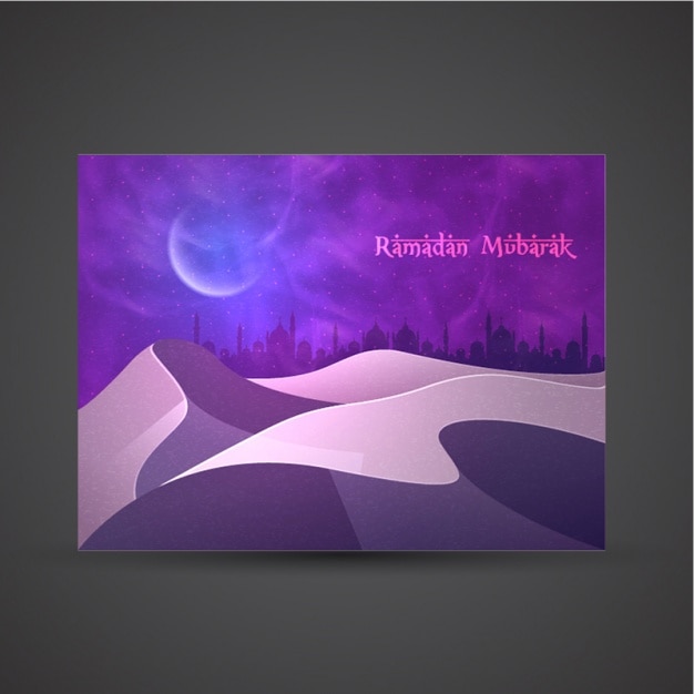 Ramadan Card Design Vector