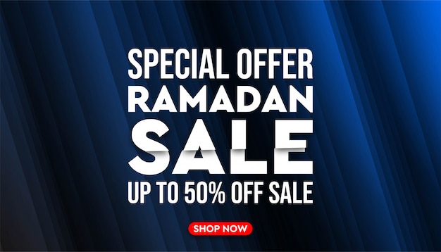 Premium Vector | Ramadan sale background template.