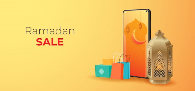 Premium Vector | Ramadan sale banners template, discount and promotion ...