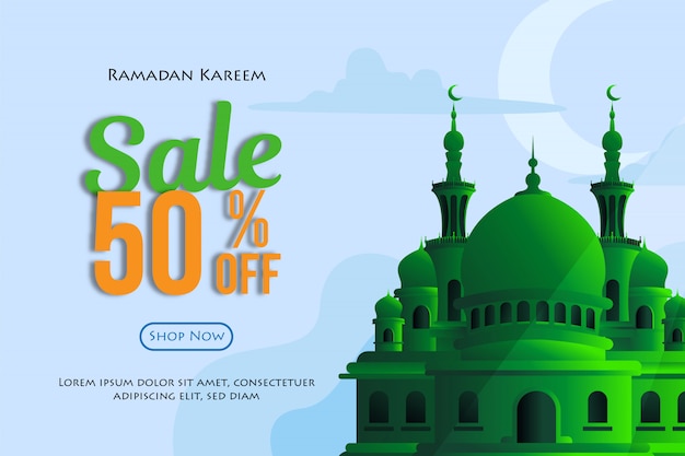 Alhamdulliah Ramadhan Sale Banner Images