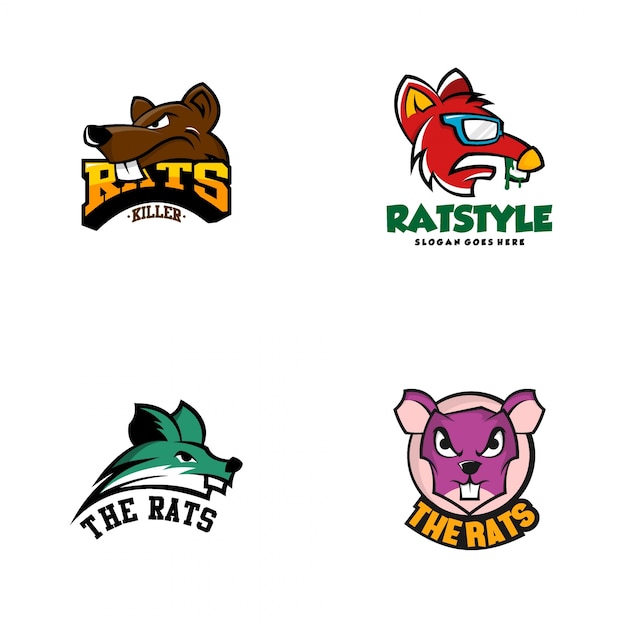 Download Free Rat Logo Design Premium Vector Use our free logo maker to create a logo and build your brand. Put your logo on business cards, promotional products, or your website for brand visibility.