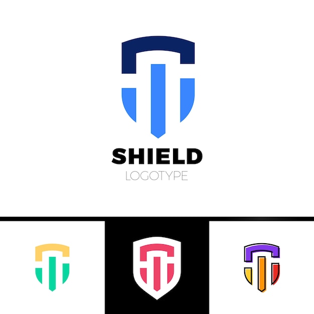 Download Free Rate Shield Secure Logo Template Design Premium Vector Use our free logo maker to create a logo and build your brand. Put your logo on business cards, promotional products, or your website for brand visibility.
