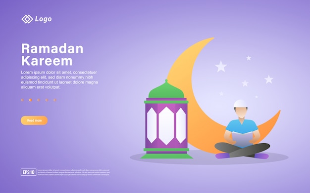 Download Free Reading The Holy Quran Flat Landing Page Template Premium Vector Use our free logo maker to create a logo and build your brand. Put your logo on business cards, promotional products, or your website for brand visibility.