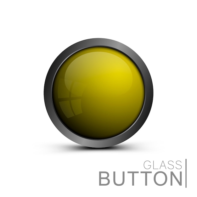 Download Free Ready Made Blank Glass Button Template Of Yellow Color Isolated Use our free logo maker to create a logo and build your brand. Put your logo on business cards, promotional products, or your website for brand visibility.