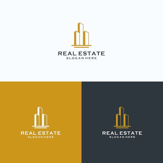 Download Free Real Estate Building Logo Premium Vector Use our free logo maker to create a logo and build your brand. Put your logo on business cards, promotional products, or your website for brand visibility.