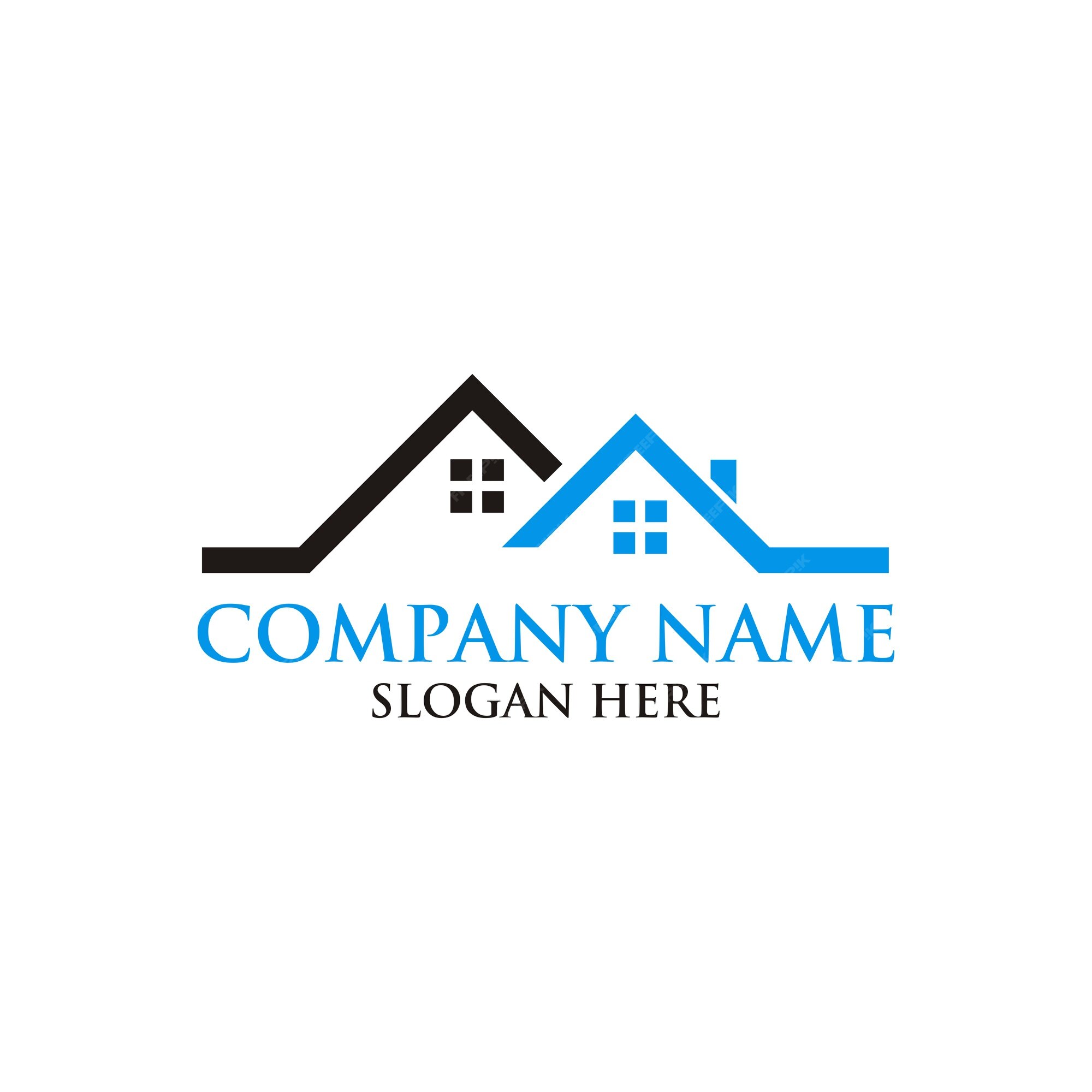 Premium Vector | Real estate house logo design