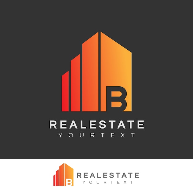 Download Free Real Estate Initial Letter B Logo Design Premium Vector Use our free logo maker to create a logo and build your brand. Put your logo on business cards, promotional products, or your website for brand visibility.