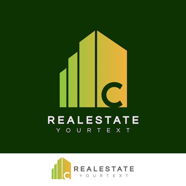 Download Free Real Estate Initial Letter C Logo Design Premium Vector Use our free logo maker to create a logo and build your brand. Put your logo on business cards, promotional products, or your website for brand visibility.