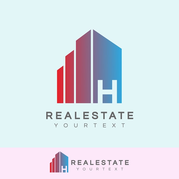Download Free Real Estate Initial Letter H Logo Design Premium Vector Use our free logo maker to create a logo and build your brand. Put your logo on business cards, promotional products, or your website for brand visibility.