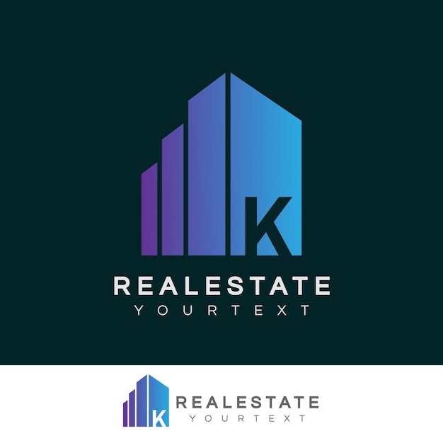 Download Free Real Estate Initial Letter K Logo Design Premium Vector Use our free logo maker to create a logo and build your brand. Put your logo on business cards, promotional products, or your website for brand visibility.