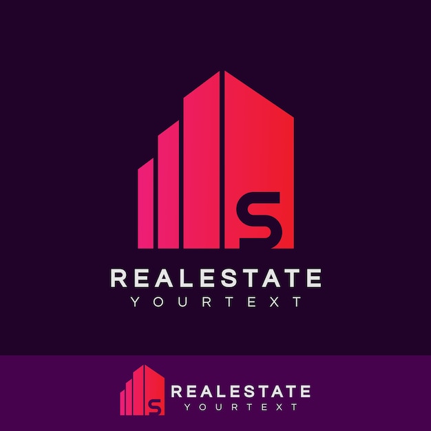 Download Free Real Estate Initial Letter S Logo Design Premium Vector Use our free logo maker to create a logo and build your brand. Put your logo on business cards, promotional products, or your website for brand visibility.