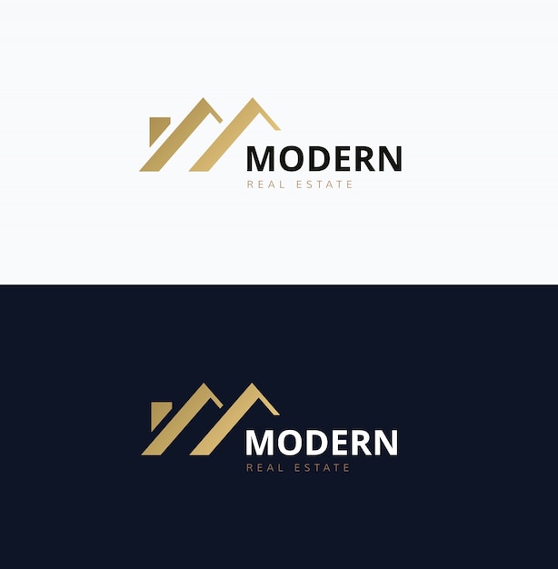 Download Modern Vector Real Estate Logo PSD - Free PSD Mockup Templates