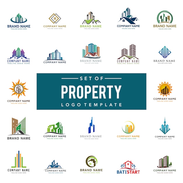 Download Free Real Estate Logo Set Creative House Logo Collection Abstract Use our free logo maker to create a logo and build your brand. Put your logo on business cards, promotional products, or your website for brand visibility.