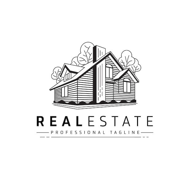 Real estate logo | Premium Vector