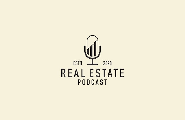Download Free Real Estate Podcast Logo Vector Premium Vector Use our free logo maker to create a logo and build your brand. Put your logo on business cards, promotional products, or your website for brand visibility.