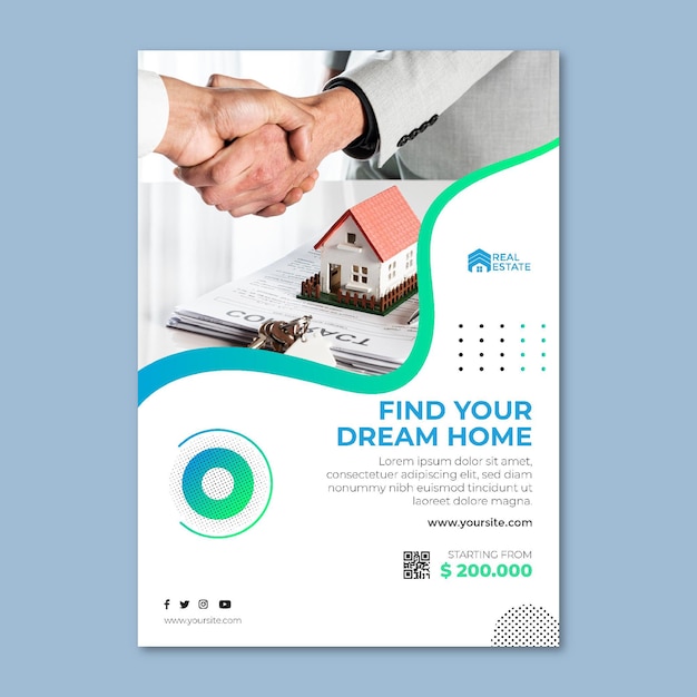 free-vector-real-estate-poster-template