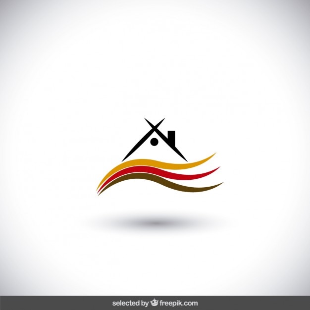 Download Free Real State Logo With Wavy Stripes Free Vector Use our free logo maker to create a logo and build your brand. Put your logo on business cards, promotional products, or your website for brand visibility.