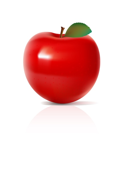 Download Premium Vector | Realistic 3d apple