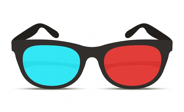 Download Realistic 3d glasses for cinema Vector | Premium Download