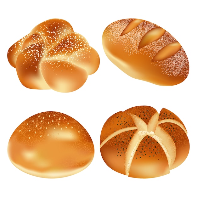 Download Premium Vector Realistic Bakery Element