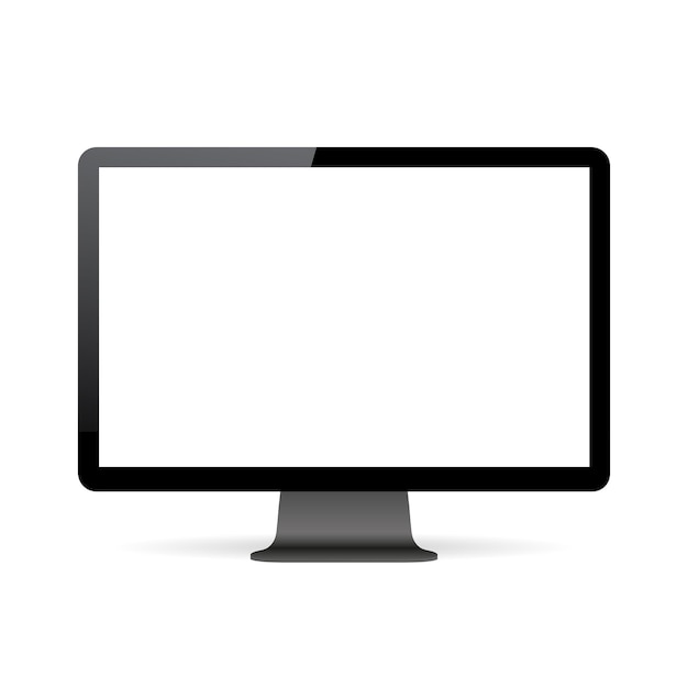 Premium Vector | Realistic computer or monitor mockup