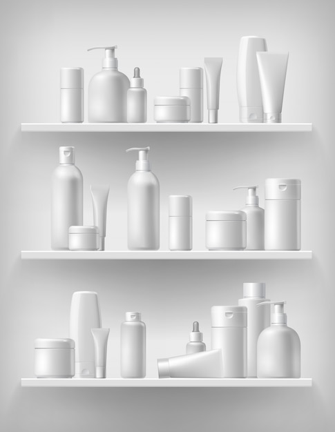 Download Kit Realistic Mockup Download - Realistic cosmetic brand ...