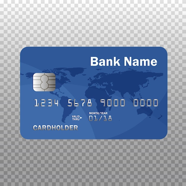 Premium Vector | Realistic detailed credit or debit card isolated on ...